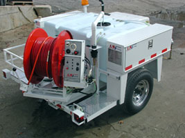 BBC Rooter drain cleaning equipment ready for service in Northridge