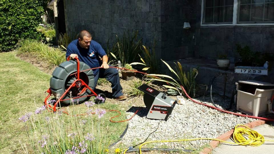Trenchless sewer pipe replacement equipment used by BBC Rooter in Porter Ranch, CA